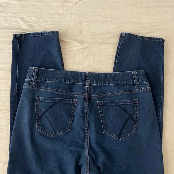 Lane bryant high rise straight blue jeans 20R - Picture 2 of 4